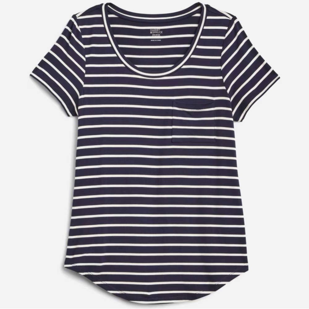 Market and spruce tee